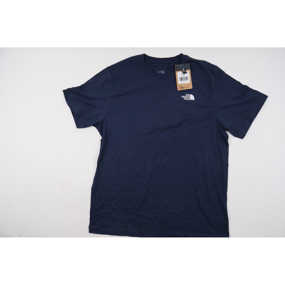 The North Face Shirt Evo Box NSE Regular SS Tee Summit Navy Blue XL NWT